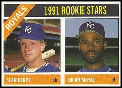 38 Royals Rookies (Sean Berry Brian McRae)
